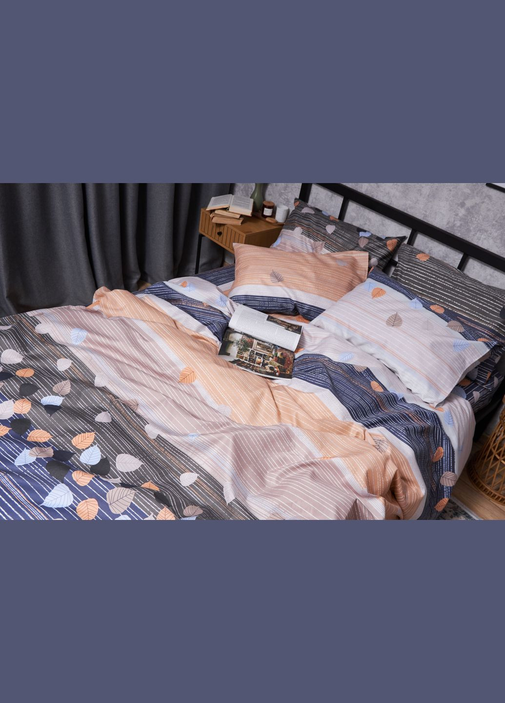 Комплект постельного белья Микросатин Premium «» евро 200х220 наволочки 2х50х70 (MS-820004981) Moon&Star autumn glow (293148362)