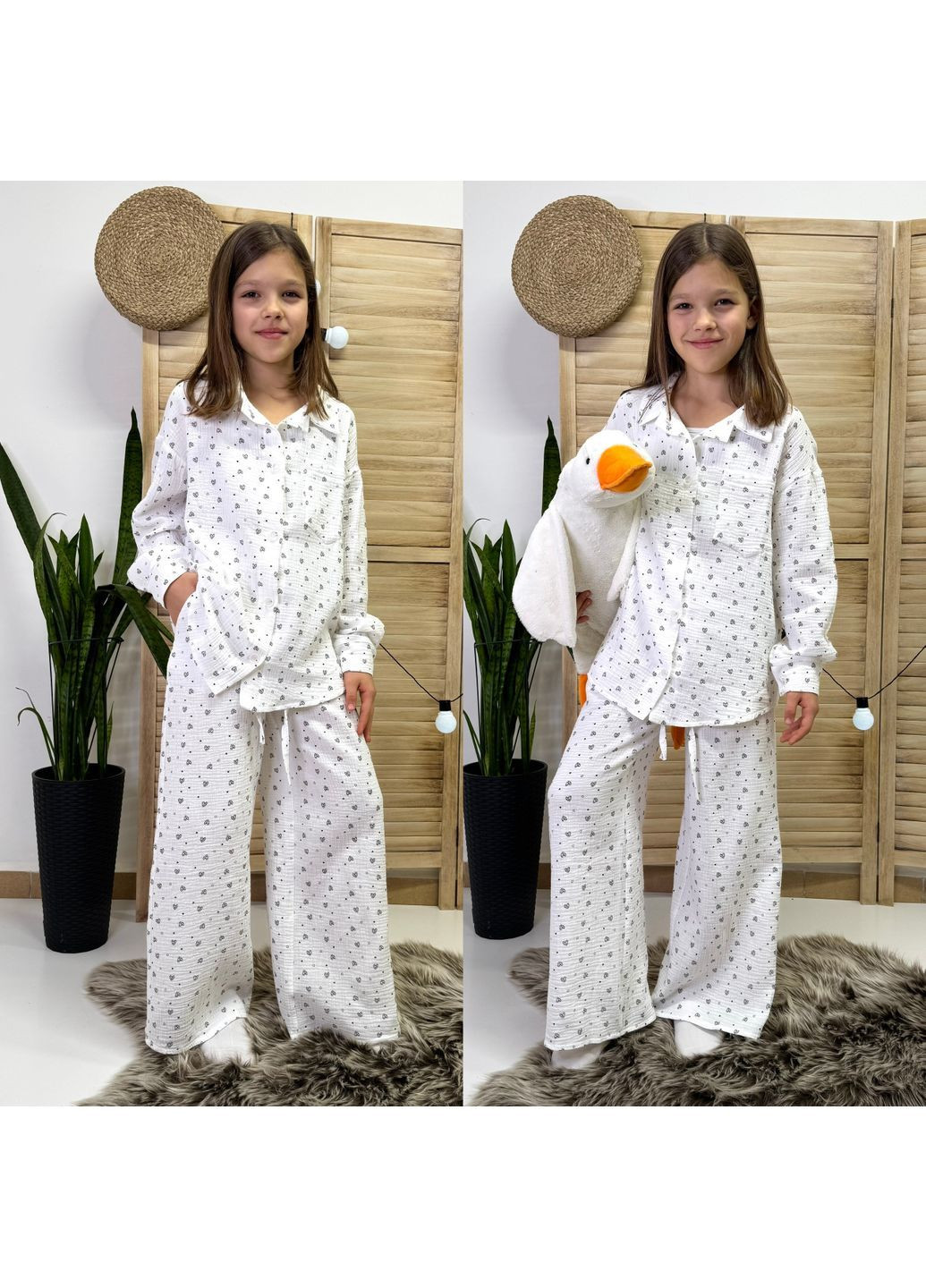 Белый летний нежный костюм Україна