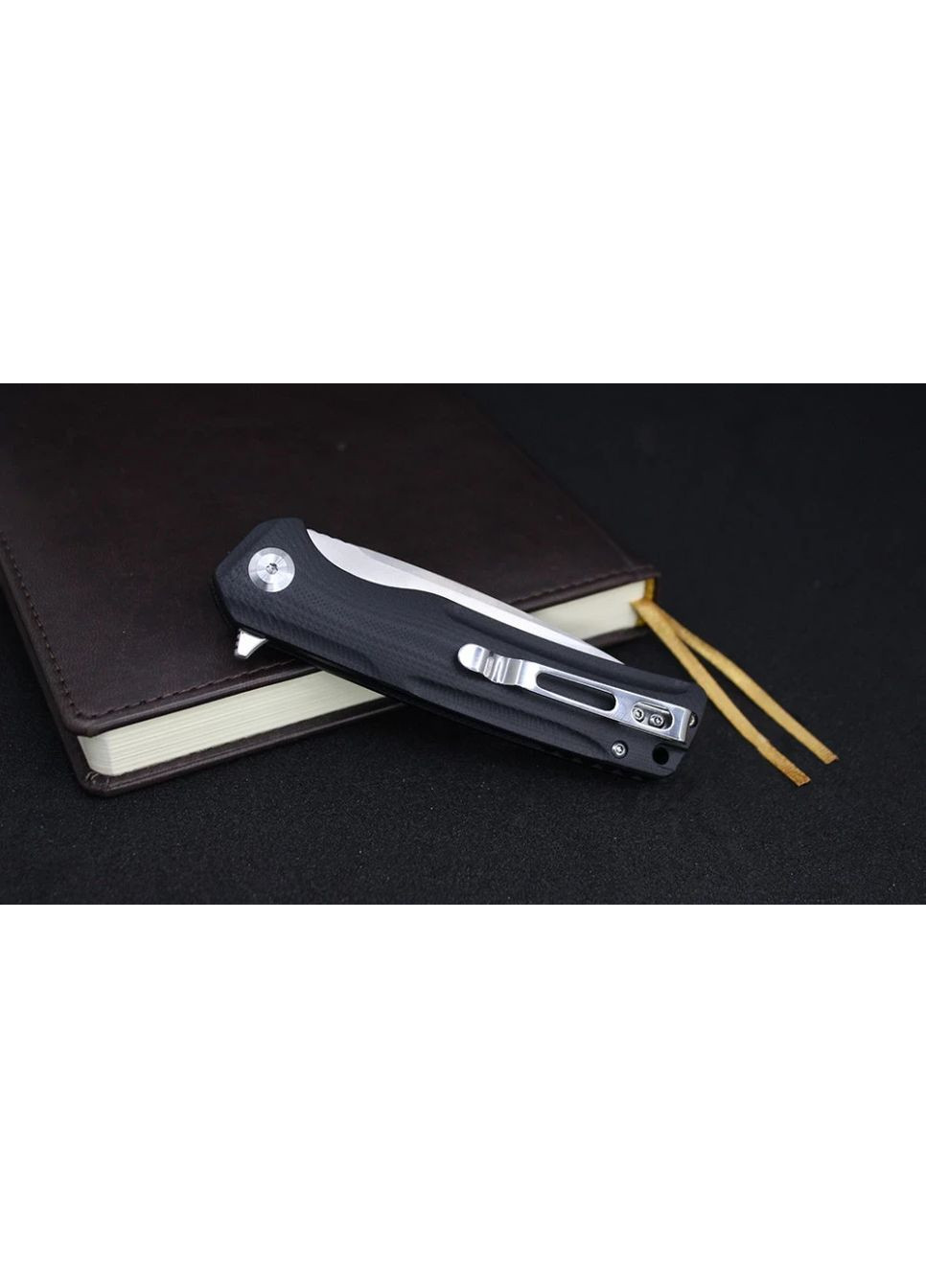 Ніж складаний by Ganzo FH91-BK сталь D2, чорна рукоять G10 Firebird (363132424)