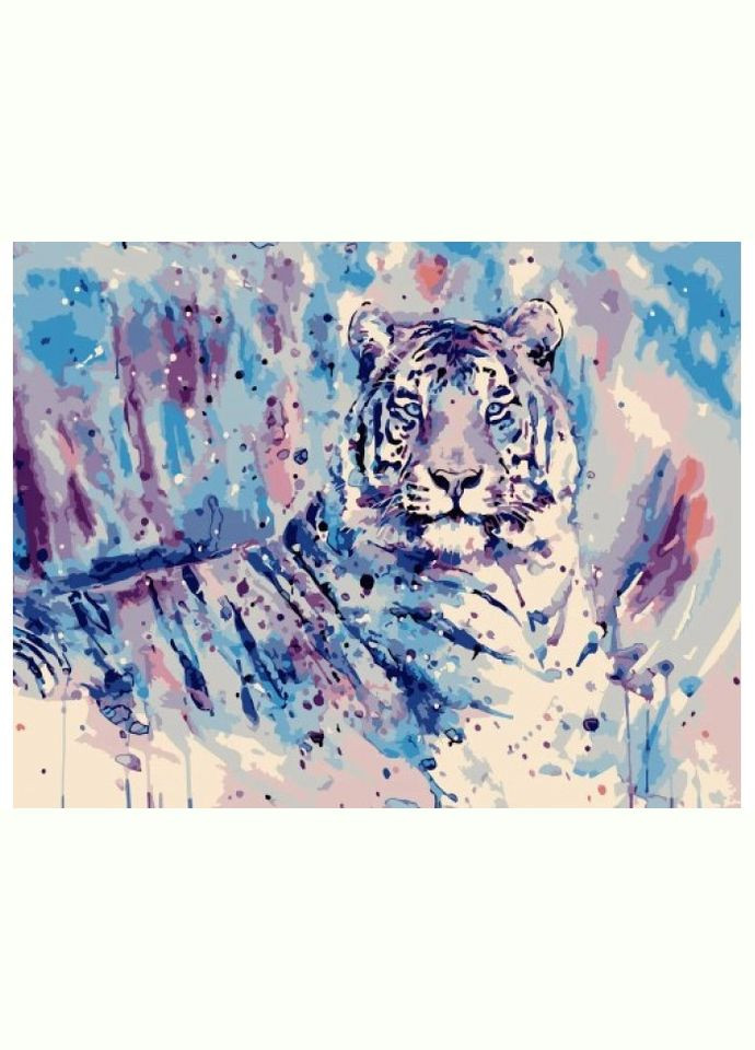 Картина за номерами Акварельний тигр, (40х50 см) Strateg (293422230)