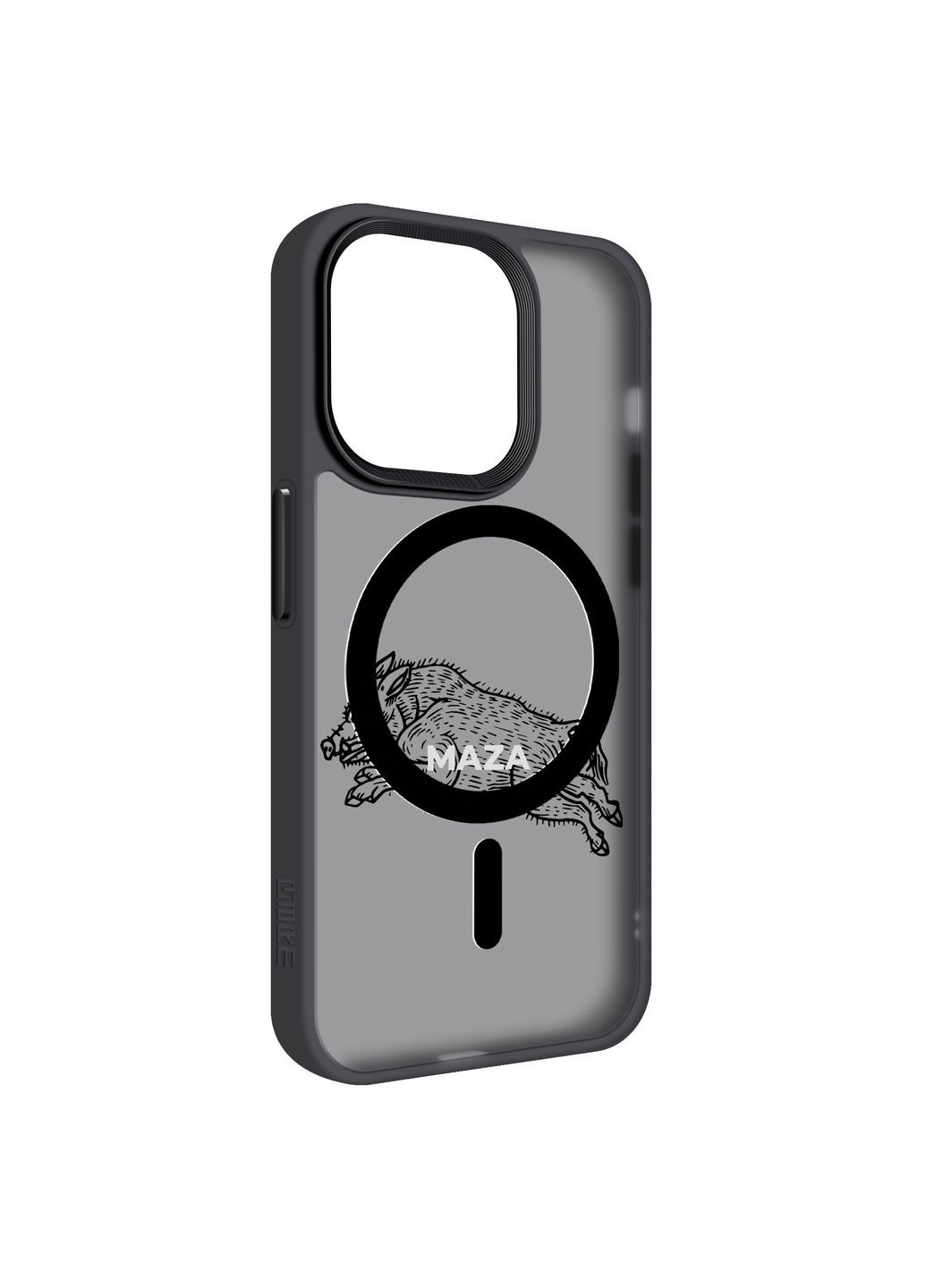 Чехол Uniq Magsafe для iPhone 15 Pro Maza Boar 1 Black (ARM76326) ArmorStandart (343050015)