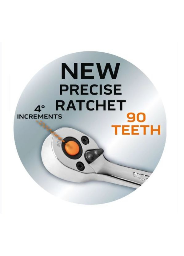 Набір інструменту (1/4", 14 предметів) торцеві головки з трещіткою (25123) Neo Tools (324105527)