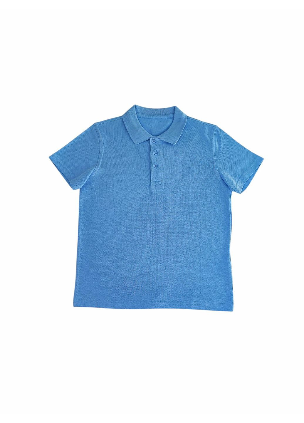 Дитяча футболка-поло для хлопчика Блакитна (25091703) George (362282330)