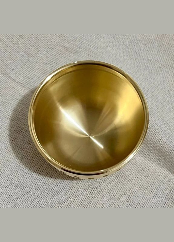 Чаша Байфа из латуни 4.4х3.2 см символ богатства и удачи No Brand (347641178)