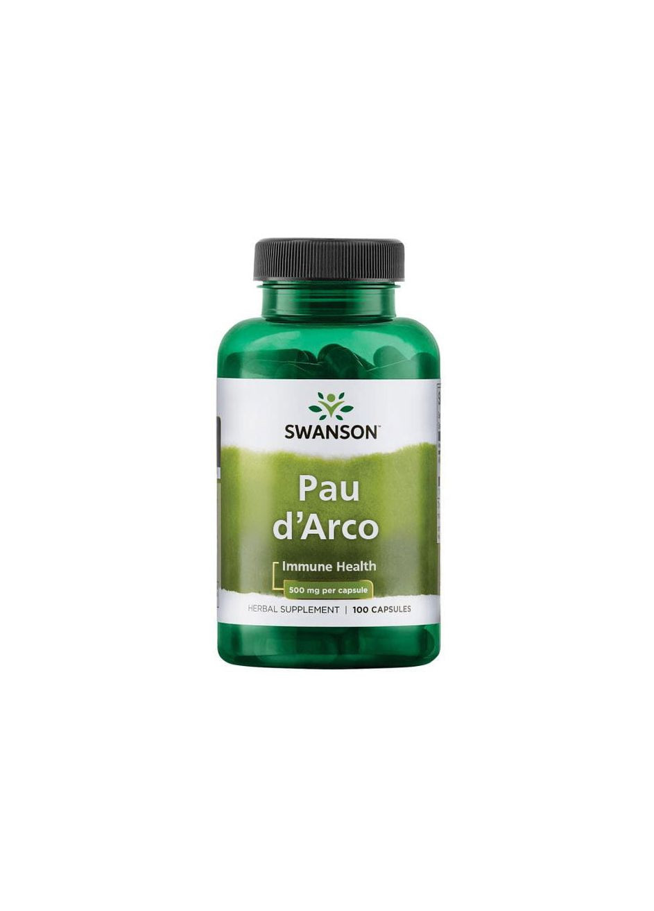 По д'Арко Pau d'Arco 500 mg, 100 капсул Swanson (290667980)