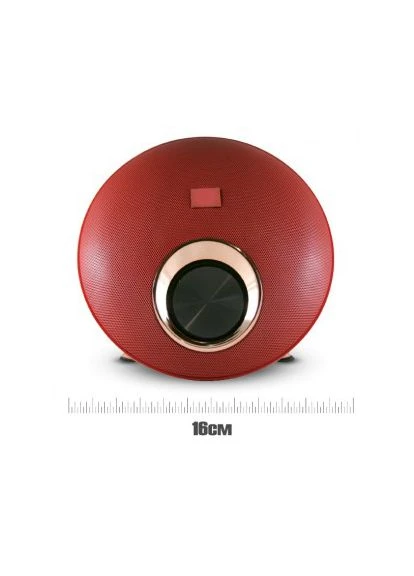 Портативна колонка DC Playlist 10Вт USB, AUX, FM, Bluetooth червона (DV-163935) XPRO (392923393)