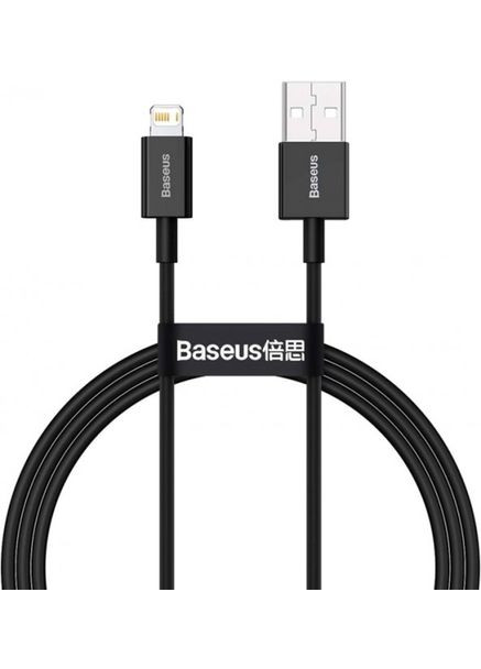 Кабель Superior Series Fast Charging Data Cable USB to Lightning 2.4A 2m Black Baseus (297452422)