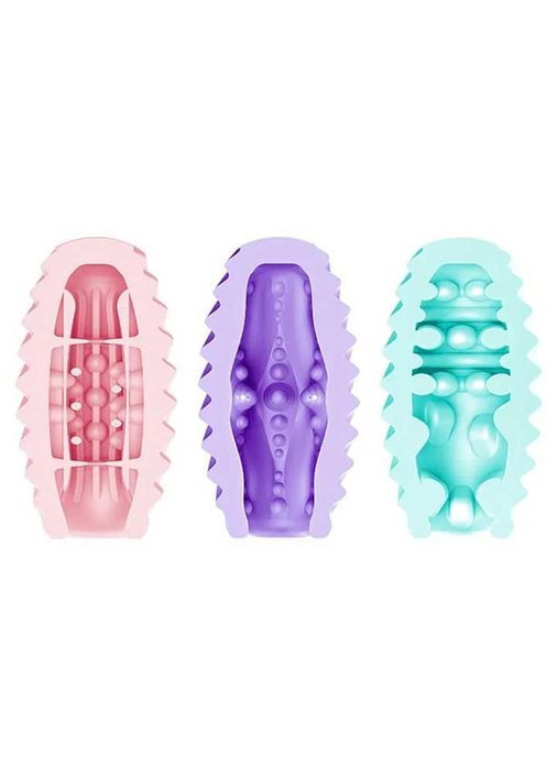 Яйце-мастурбатор рожевого кольору з еластичного та м'якого медичного силікону для чоловіків Pretty Love (360604292)