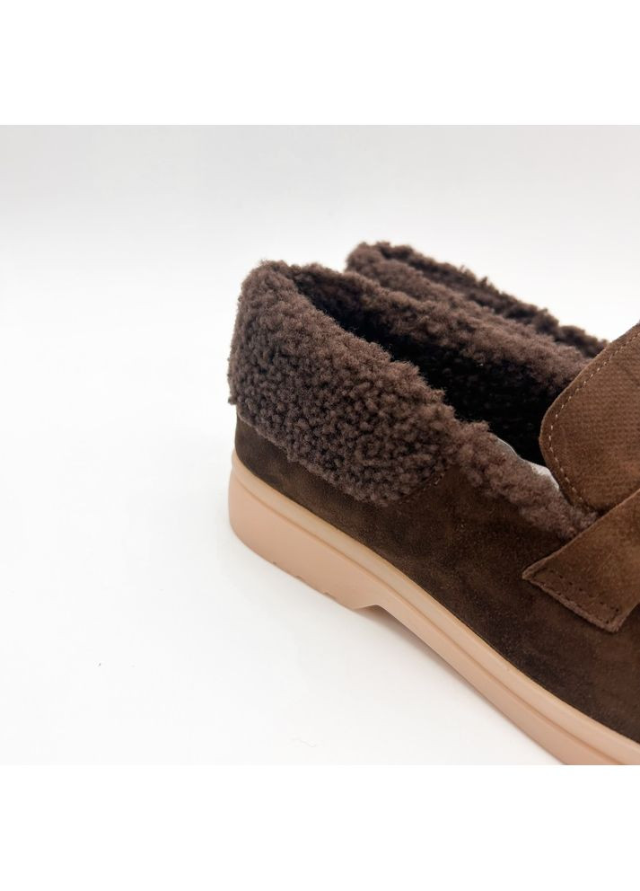 Danler Лофери (р) Замшa 0-1-1-AM-2027M-41-Y-19B темно-коричневий з, україна — зима (352707848)