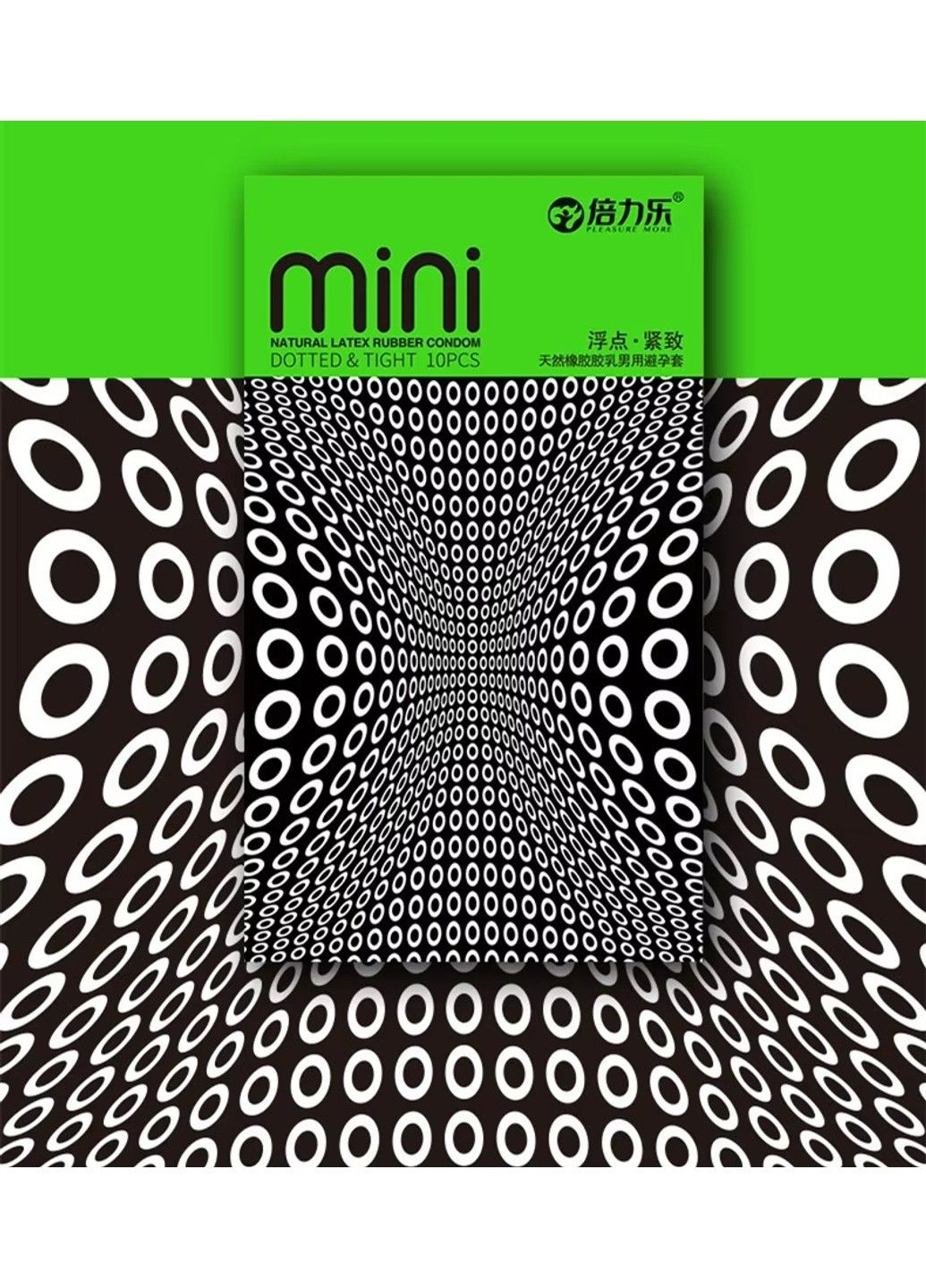 Крапкові презервативи HBM MINI зменшеного розміру 10 штук HBM Group (315765299)