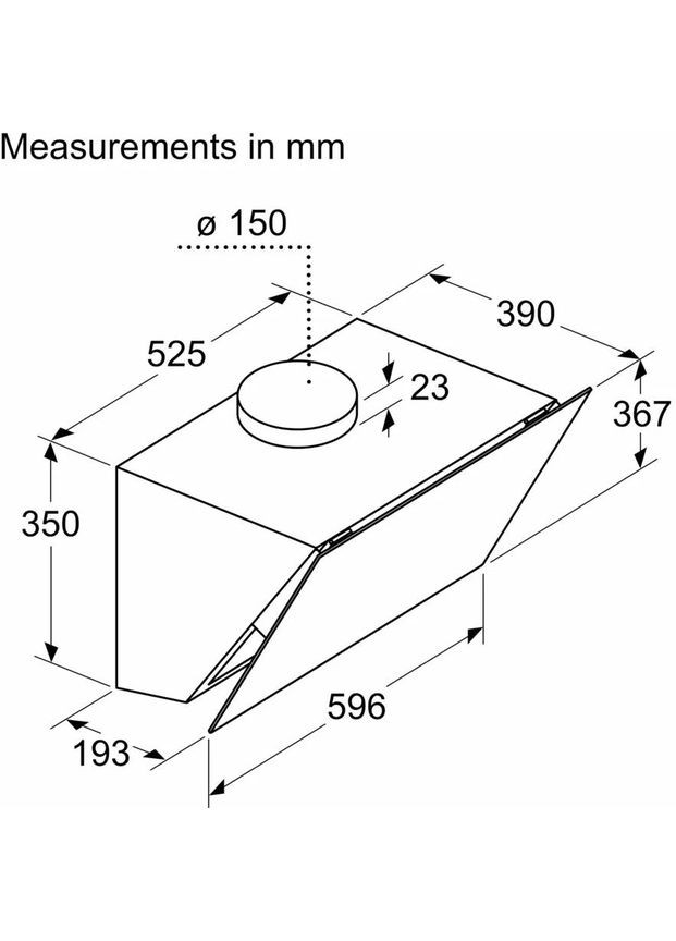 Витяжка DWK67PJ60T Bosch (360977320)