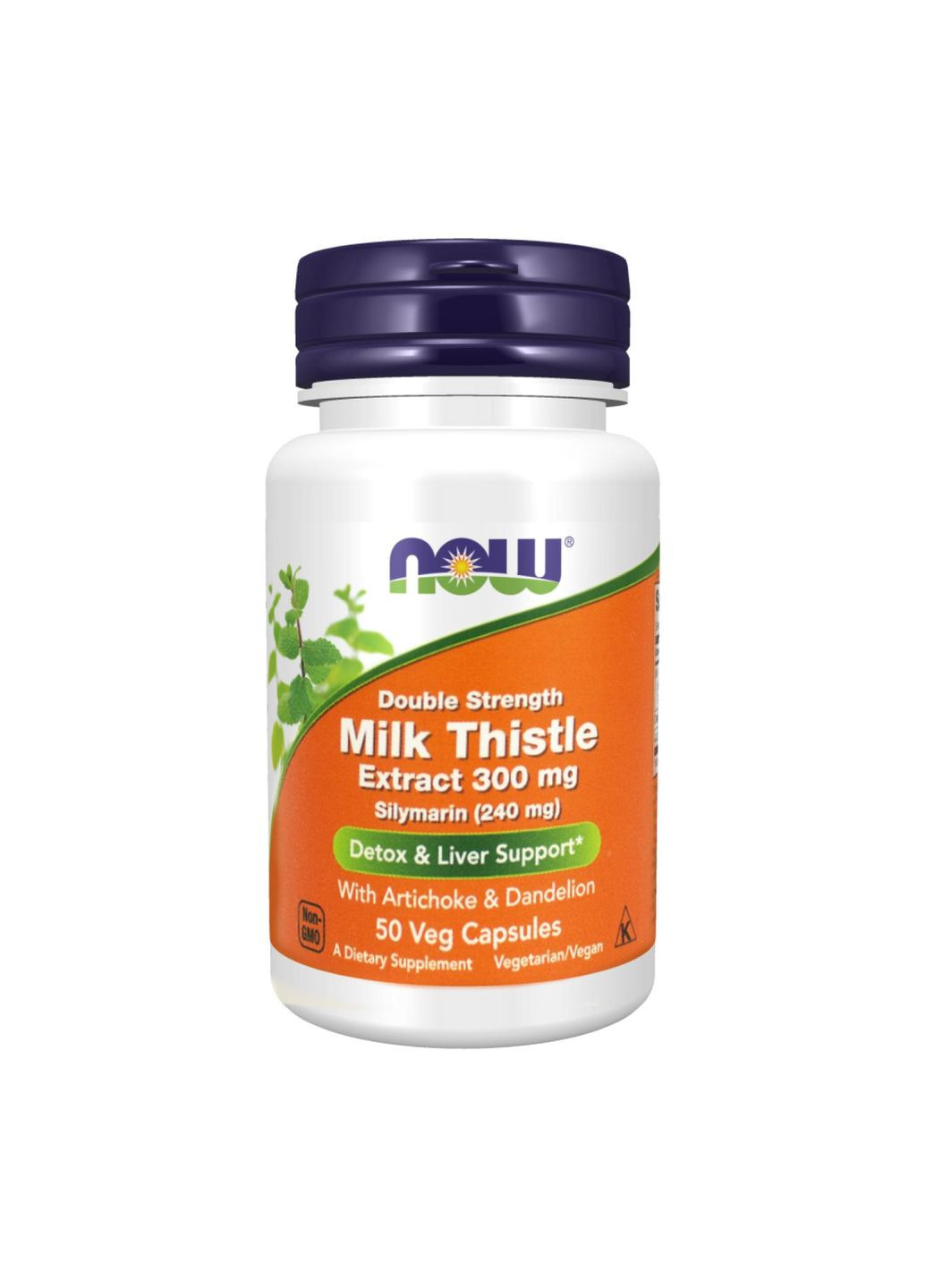 Силимарин 300 мг Расторопша 300 мг Silymarin 50 Капсул Now Foods (346086685)