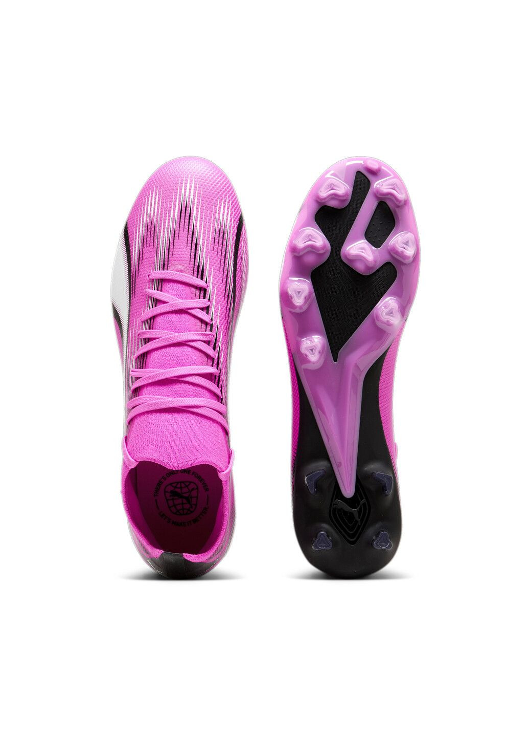 Розовые бутсы ultra match fg/ag football boots Puma