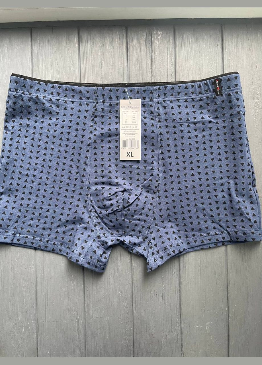 Мужские боксерки в геометрических фигурах REDO (329735021)