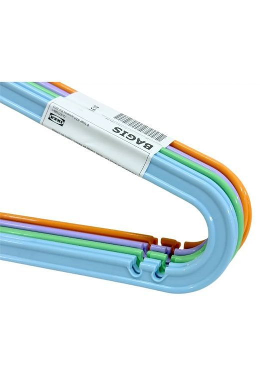 Набор детских вешалок, 8 шт, разноцветные IKEA (369423523)