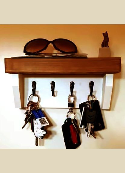 Ключниця дерев'яна Вікторіта зефір-латте (КЛЧ-01312016) No Brand (327090168)