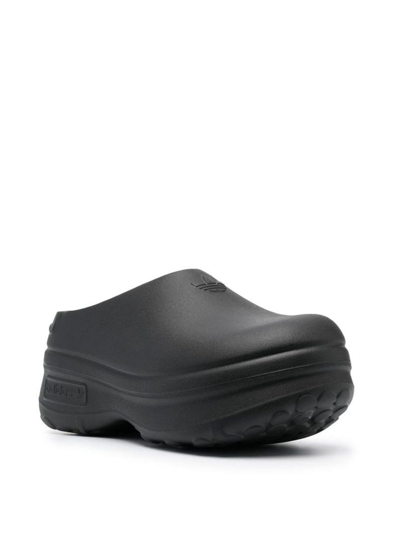 Черные женские шлепанцы ie4626 черный резина adidas