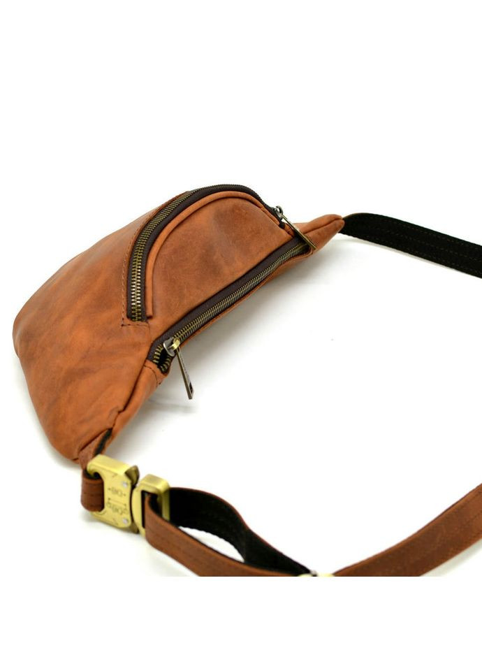 Сумка на пояс RB3036-4lx из натуральной коричневой кожи от бренда TARWA (298684331)