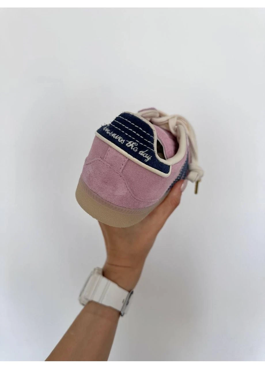 Синій кросівки чоловічі adidas samba notitle pi/ navy адідас самба сині демісезон No Brand