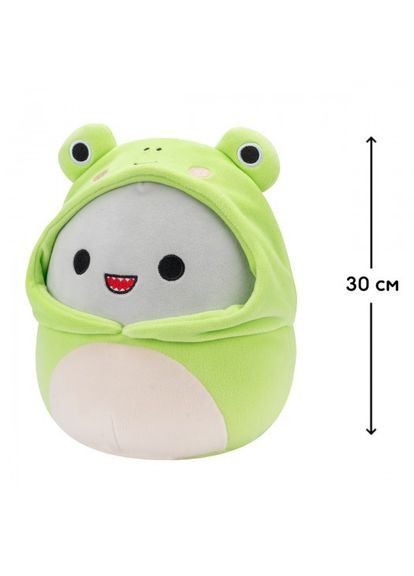 М'яка іграшка Акула Гордон (30 cm, у одязі) Squishmallows (290706266)