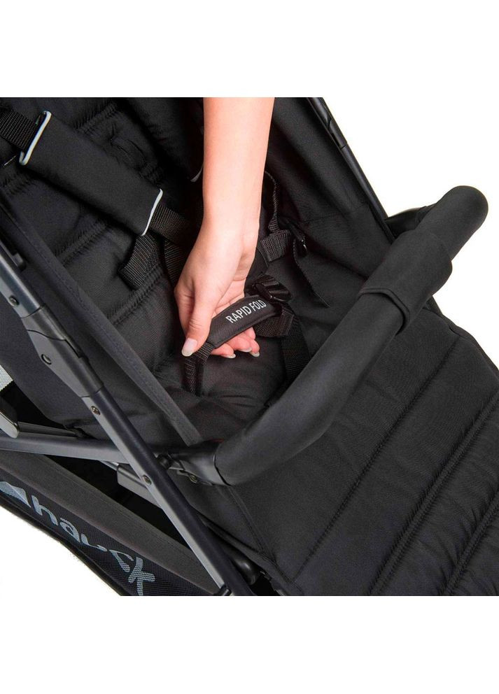 Тележка прогулочная Rapid 4 Caviar/Silver (14837-2) Hauck (334117790)