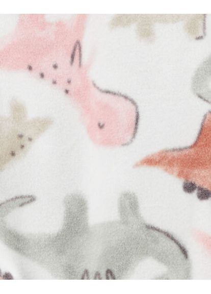 Світло-рожева всесезон чоловічок флісовий комбінезон Carter's