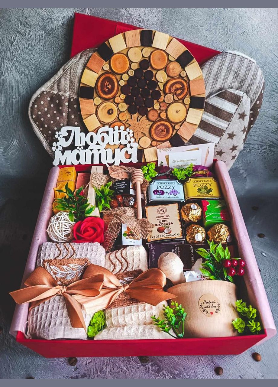 Подарунковий набір для мами для бабусі для куми для дружини на день народження 8 березня No Brand (315896612)