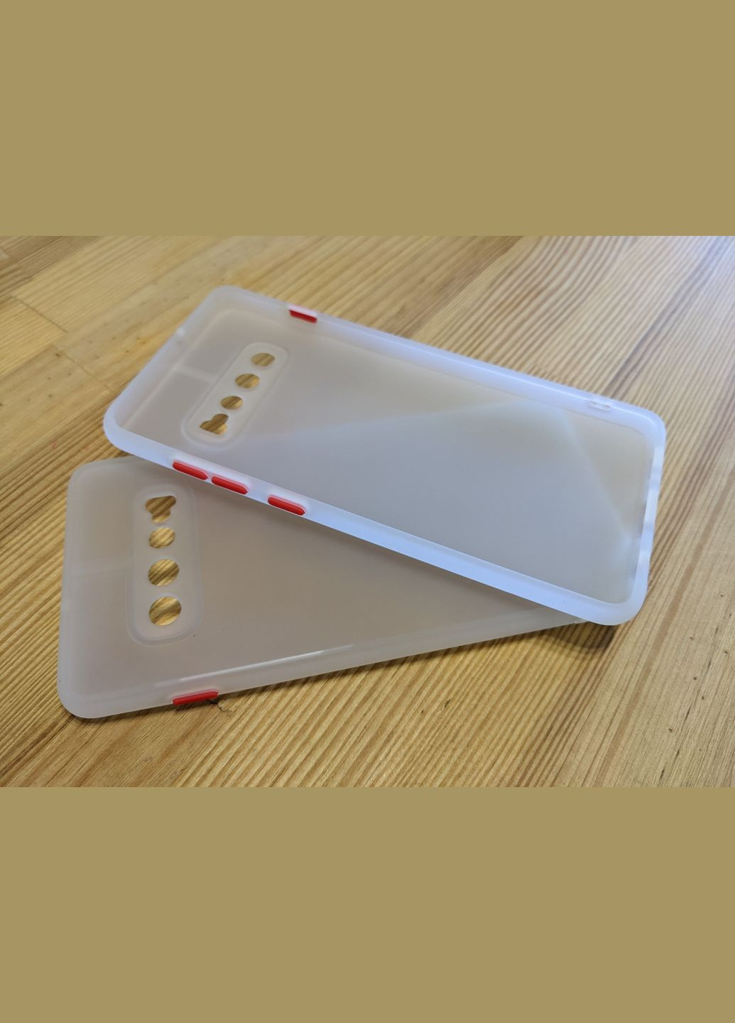 Протиударний матовий чохол для Samsung Galaxy S10 Plus Білий Ultimate Experience (322506639)