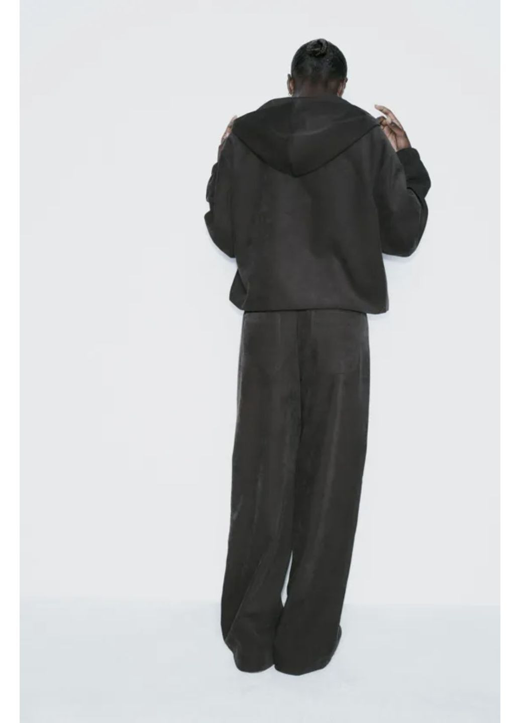 Стильний сірий жіночий Zara пілот (авіатор) на блискавці (358888126)