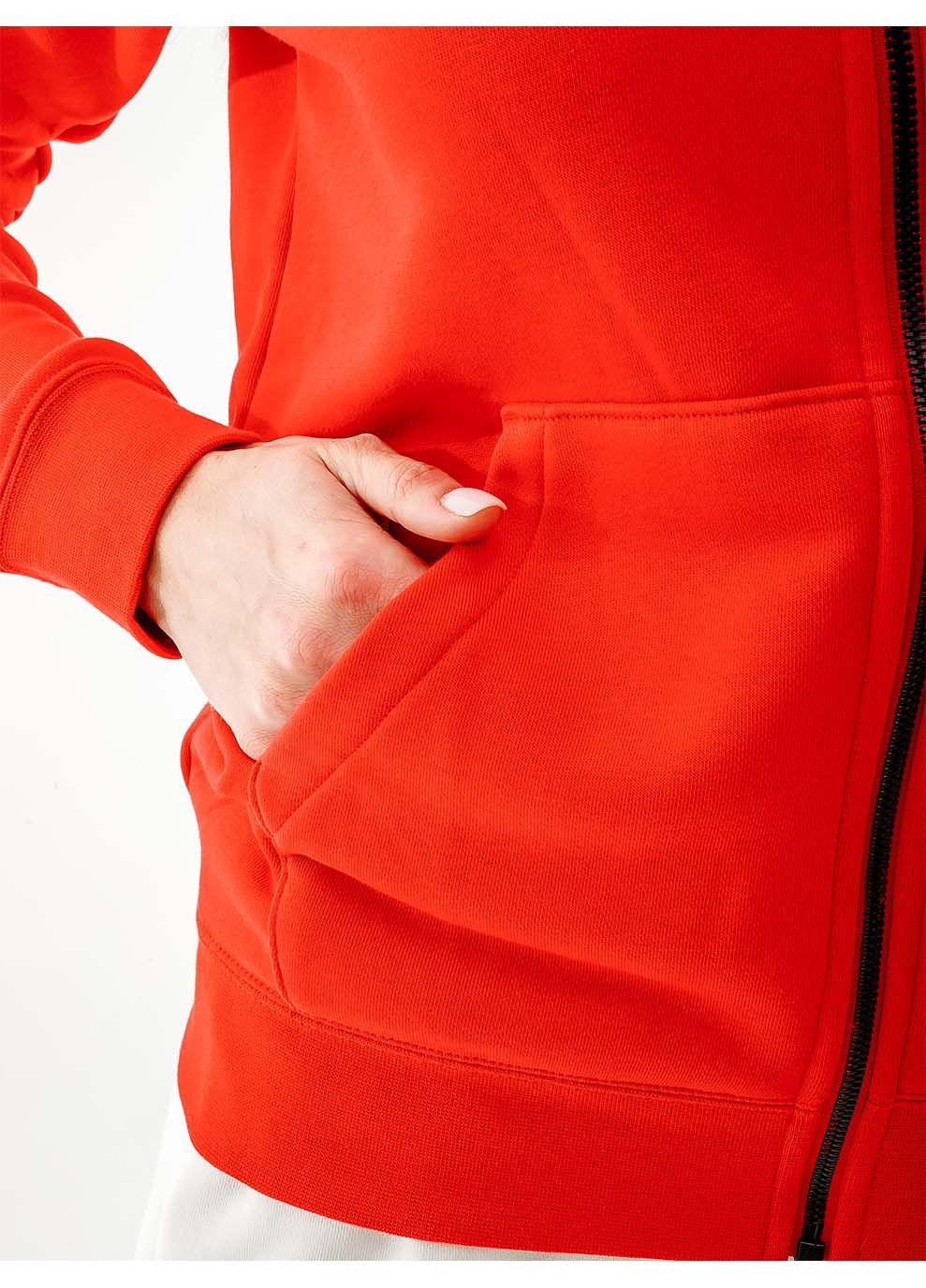 Женская Толстовка FLC PARK20 FZ HOODIE Красный Nike (302224200)
