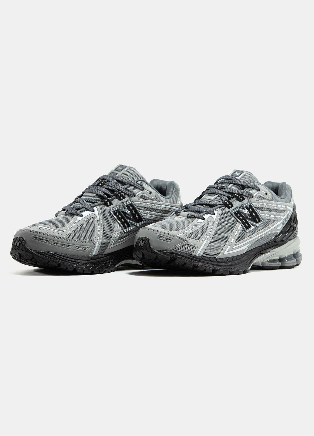 Сірі Осінні кросівки чоловічі і жіночі new balance 1906 grey black | нью баланс 1906 сірі No Brand