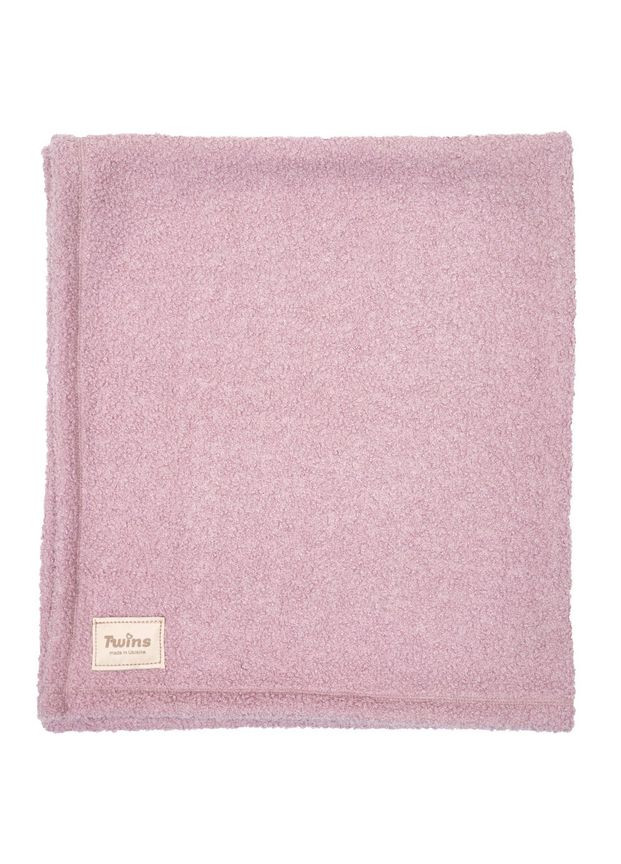 Плед Каракуль, велюр, 95x90 см, пудровий () Twins 141124-TDS-24 (360999183)