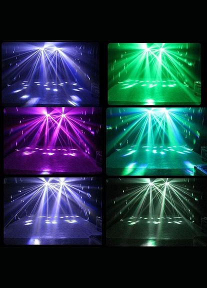 DJ-717 LED, 120 візерунків, RGB, cвітломузика з пультом Energolux (317196508)