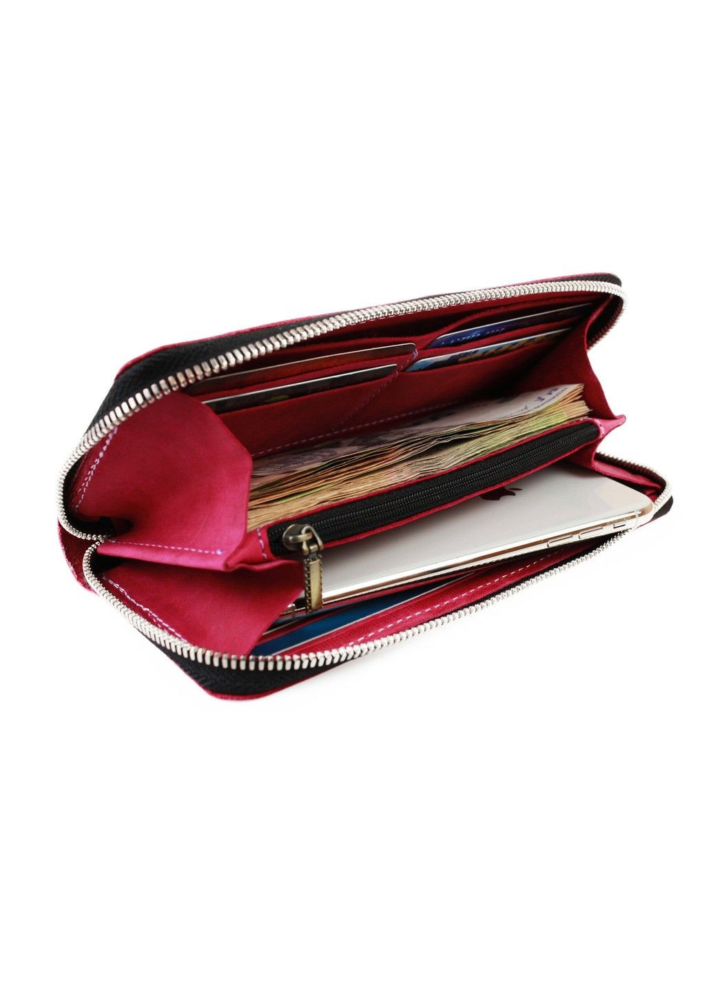 Кошелек кожаный на молнии Travel FREESKIN (301647748)