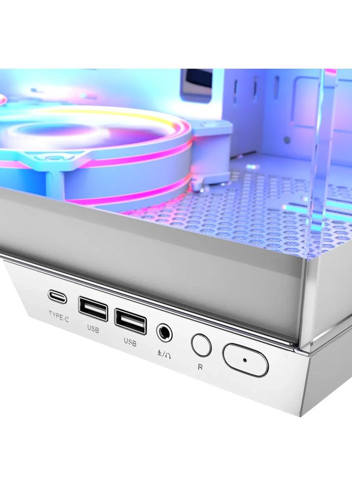 Корпус VOLCANO PANORAMA APEX ARGB 5F MIDI White (AT-PANORAMA-5F-ARGB-20-00) Modecom (326033204)