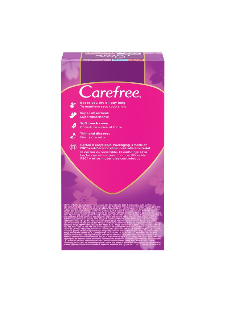 Ежедневные прокладки Plus Large 36 шт. (3574661604787/3574661487540) Carefree (315346388)