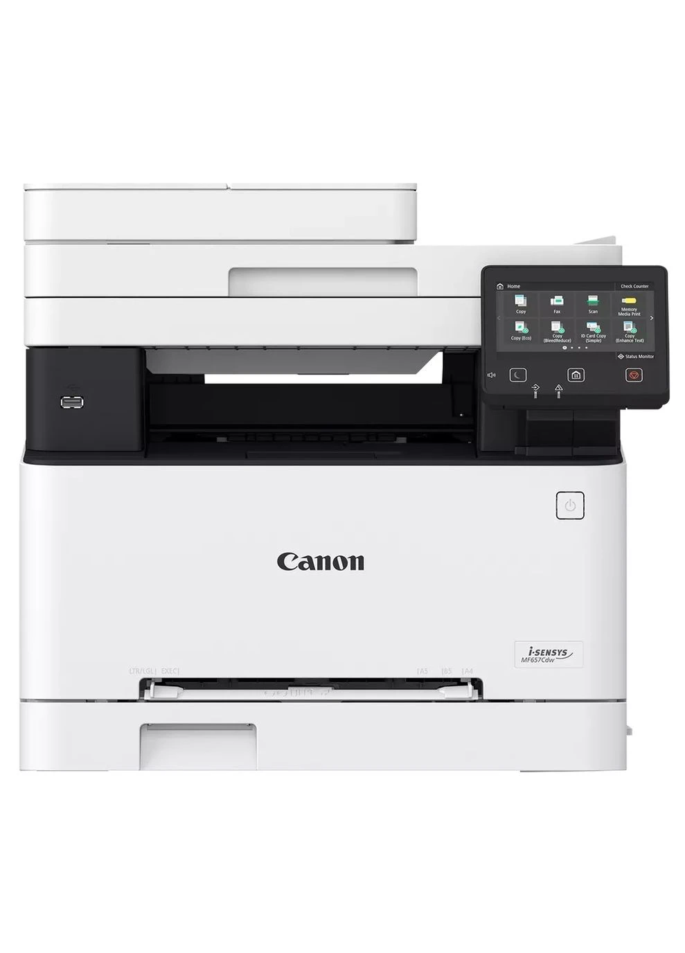БФП лазерний кольоровий A4 MF655Cdw, Grey, WiFi, 1200x1200 dpi, дуплекс, до 21 стр/хв, сенсорний РК-екран 12.7 см, USB / Lan, Canon (367073188)