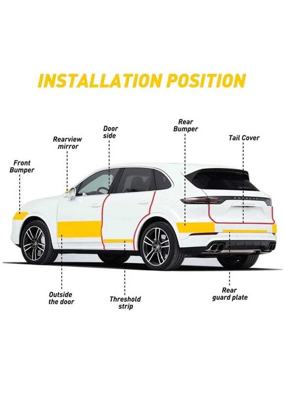 Защитная карбоновая пленка Carbon Fiber для авто 10 см х 5 м Black No Brand (350202671)