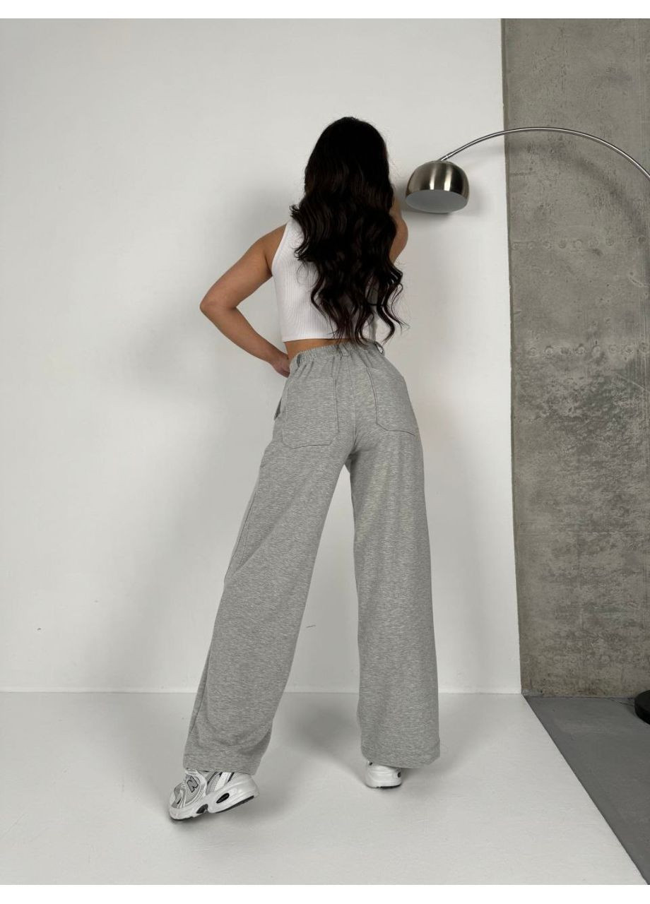 Штани двонитка, колір Сірий Fashion (365072461)