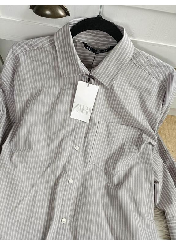 Серая рубашка Zara