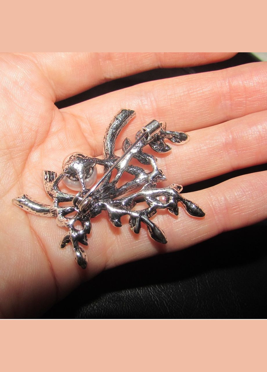 Брошь брошь букет веточек в стразах, 1183 Fashion Jewelry (338431419)