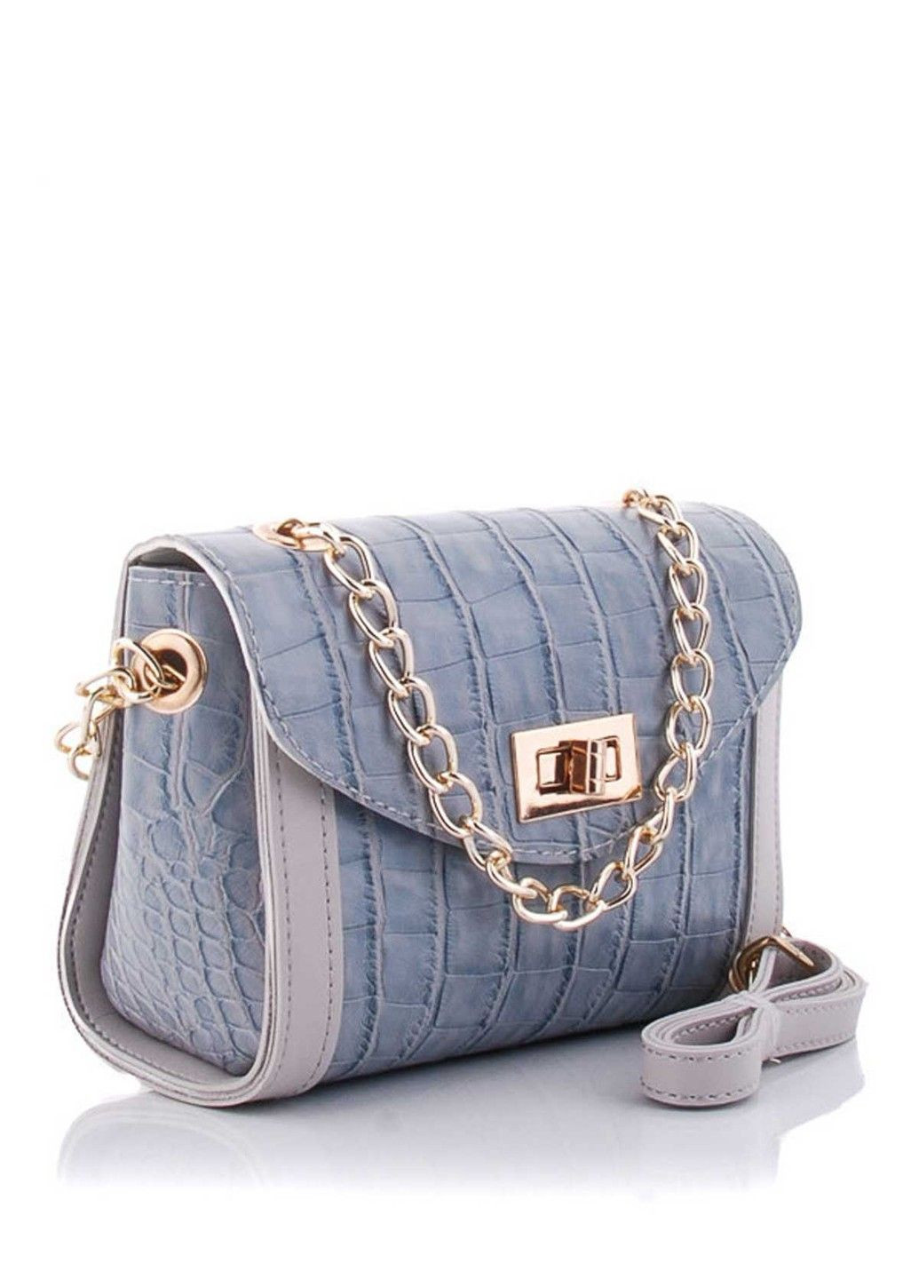 Сумка жіноча «Бесс» сіро-блакитна WeLassie (315688811)