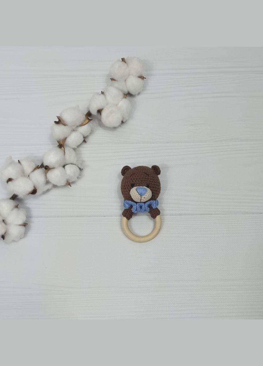 Набір для малюків: пелюшки, слинявчик та іграшки a.l.babybox Лісові мешканці на галявині Блакитний No Brand (308379642)