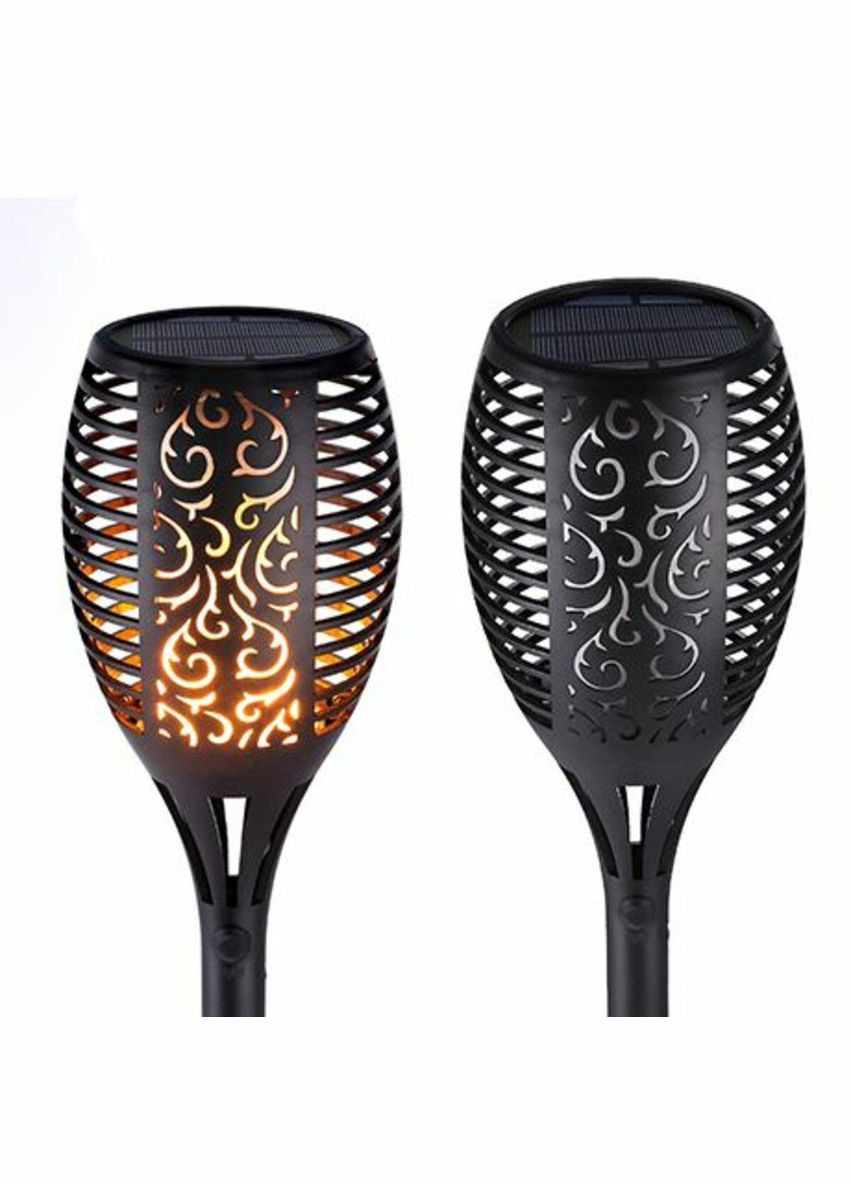 Вуличний ліхтар садово-парковий наземний 39003 на сонячній батареї з імітацією вогню Sirius (342072332)