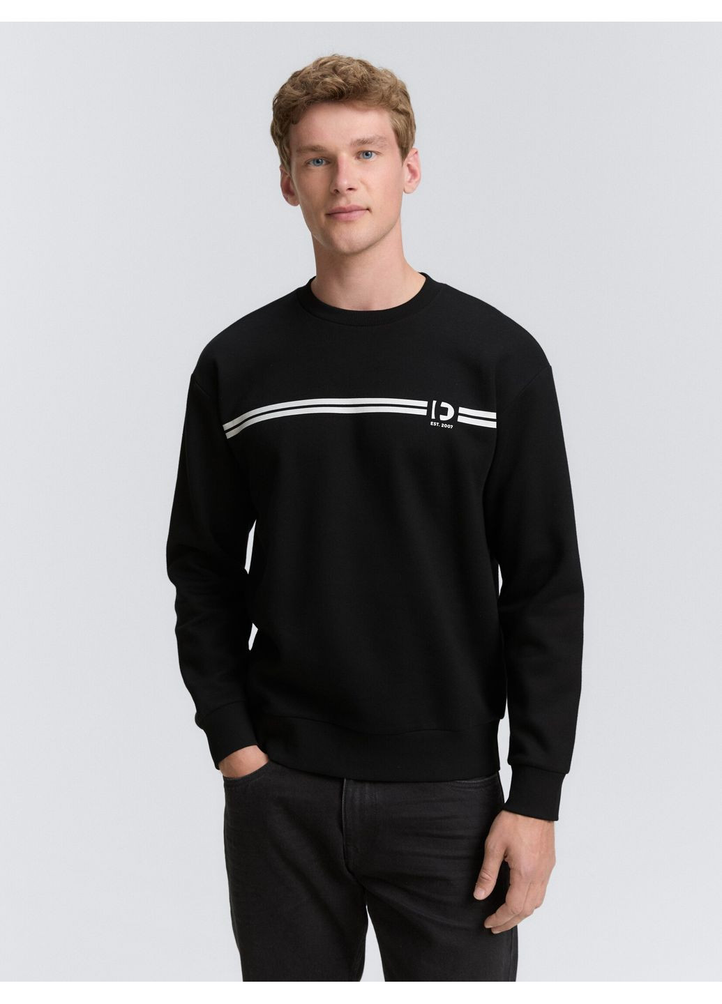 Черный свитшот Tom Tailor надпись (363255696)