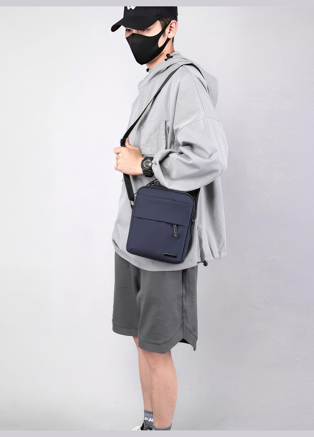 Барсетка мужская через плечо / мужская сумка кросс-боди / барсетка из нейлона OnePro (278811241)