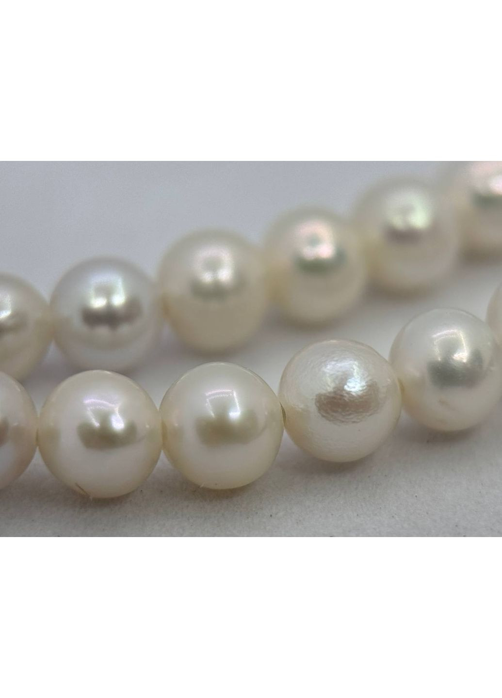 Перли на нитці без застібки 4.5-5 мм 40 см Білий No Brand (363829940)