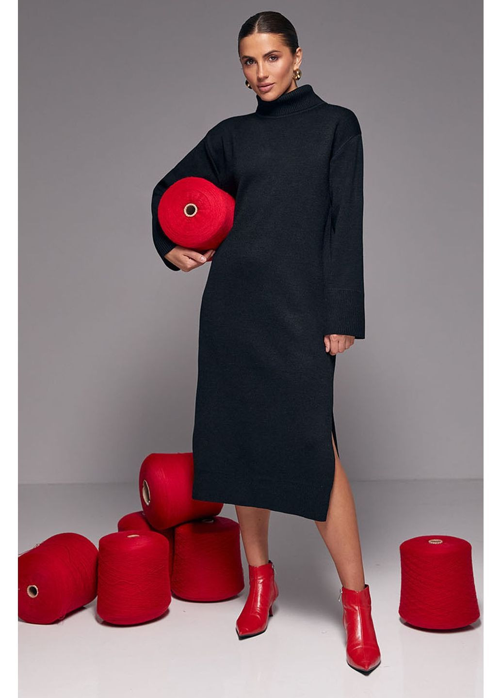 Черное платье 2773 Triko Bakh