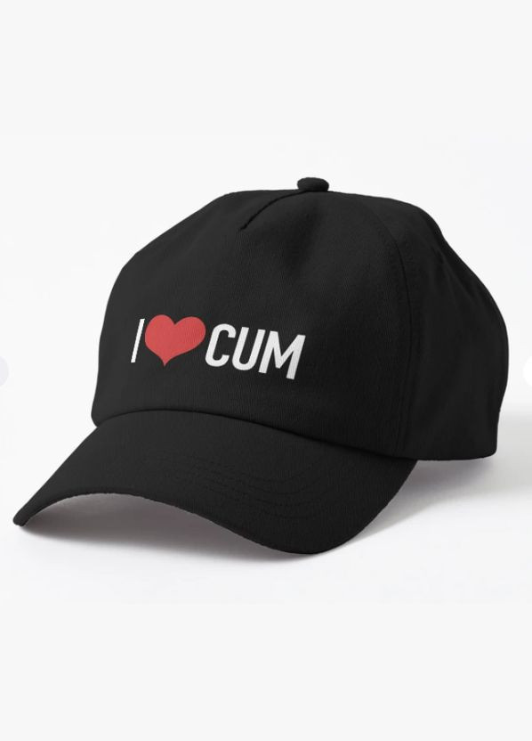 Кепка Унісекс з принтом I Love Cum Malfini (311309322)