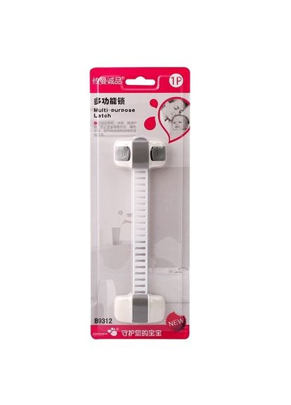 Універсальний регульований замок B9312 Біло-сірий No Brand (368565572)